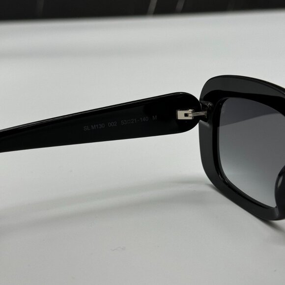 NEW SAINT LAURENT SL M130 002 BLACK WOMEN SUNGLASSES SLM130 002 SAINT LAURENT - Picture 9 of 11